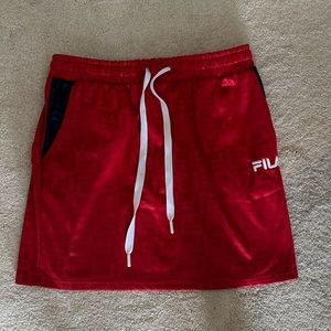 Fila Skirt in Classic Red